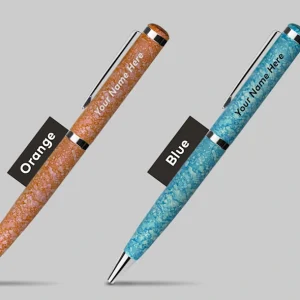 Marble Design Metal Ball Pens
