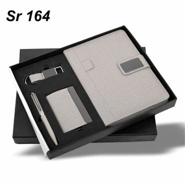 Sr 164- Grey Jute 4 in 1 gift set